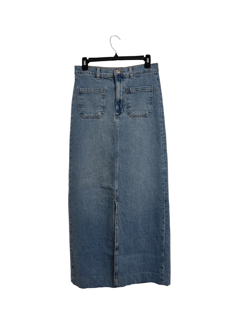 Zara Light Blue Denim Maxi Skirt